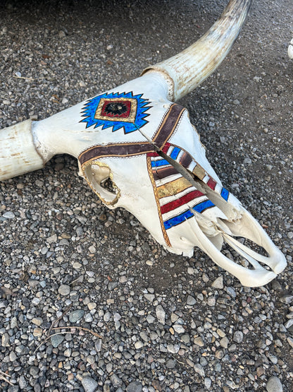 Long Horn - Hand Painted