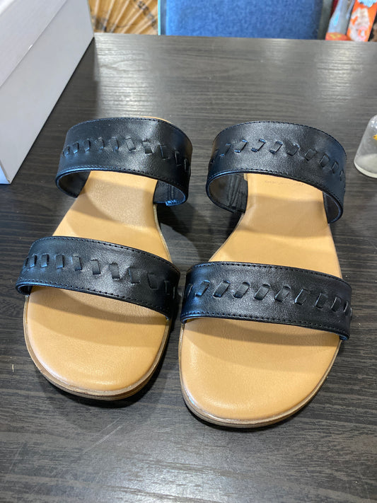 (1239) Sandals With Black Straps