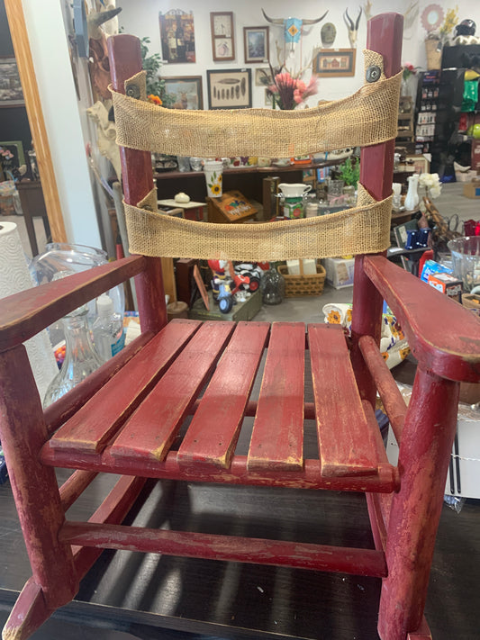 (1971) red rocking chair