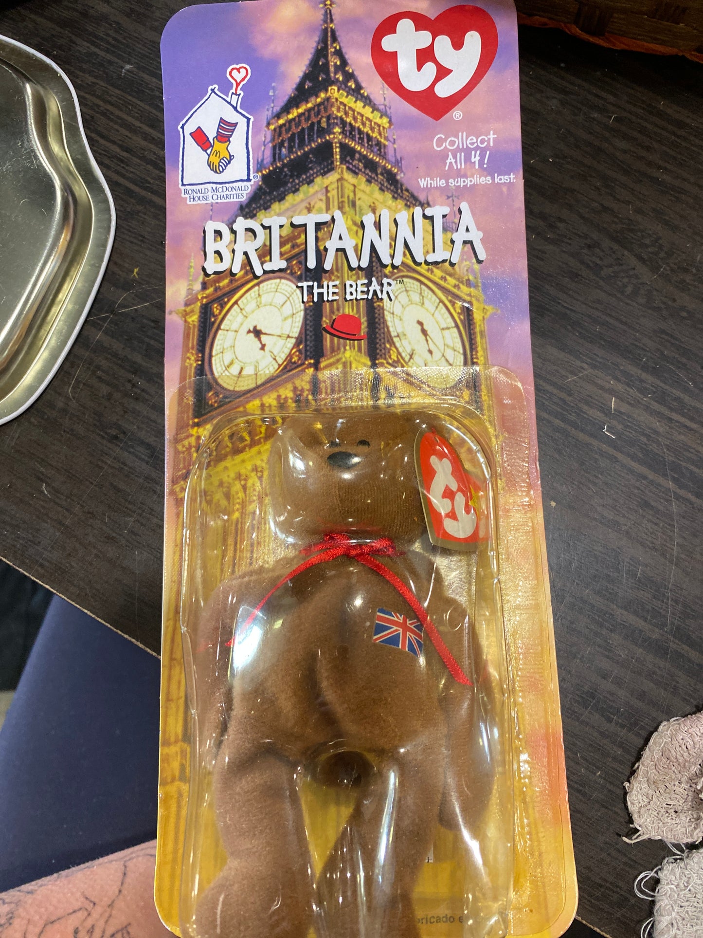 (1768) britannia the Bear McDonald’s beanie baby