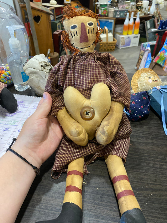 (1955) primitive vintage raggedy Anne