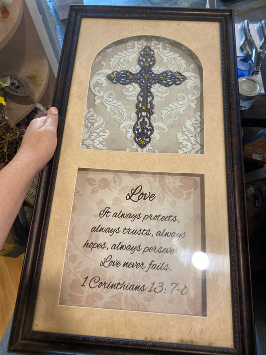 (1271) framed cross