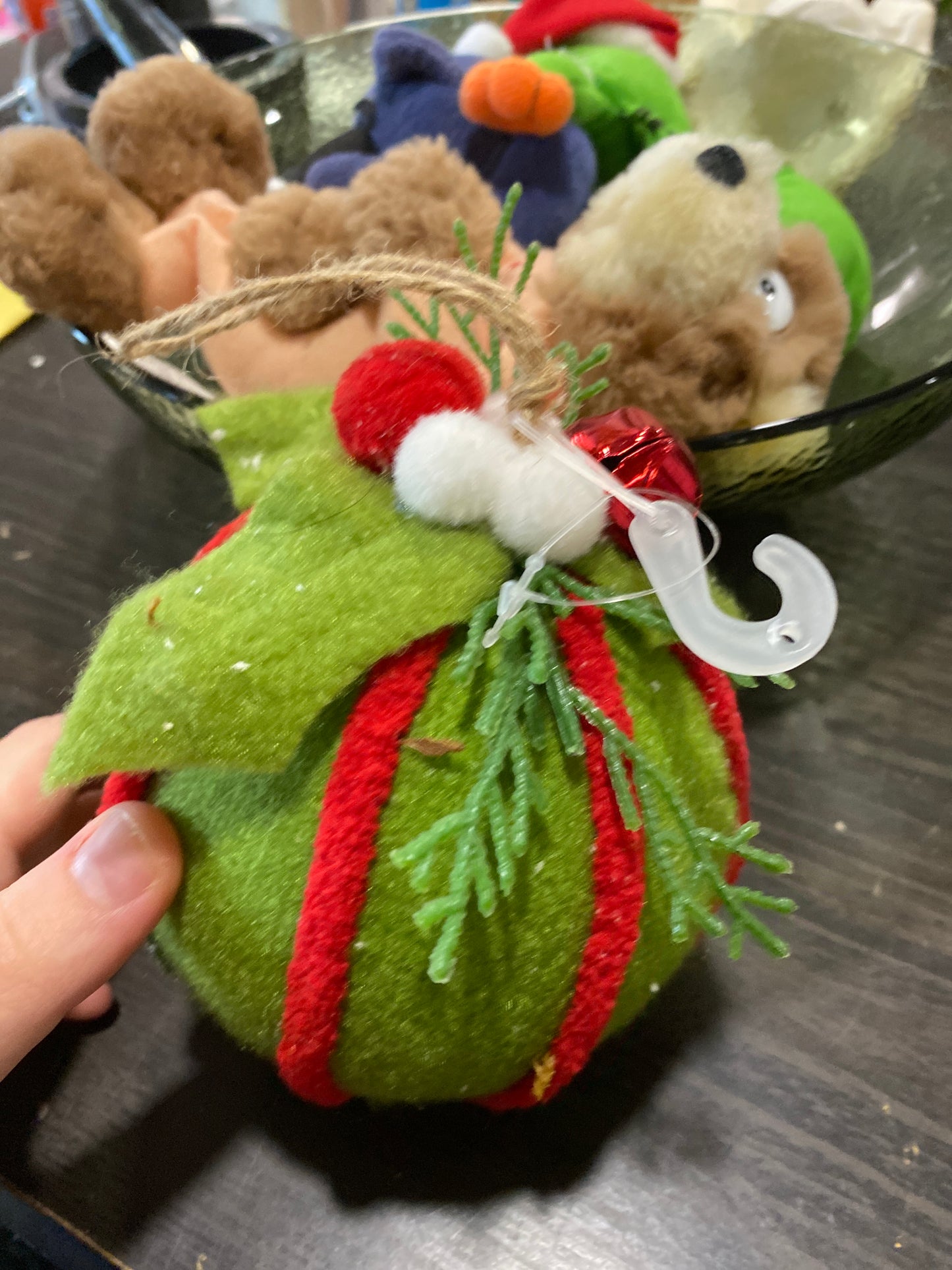 (1530)plush xmas ornament