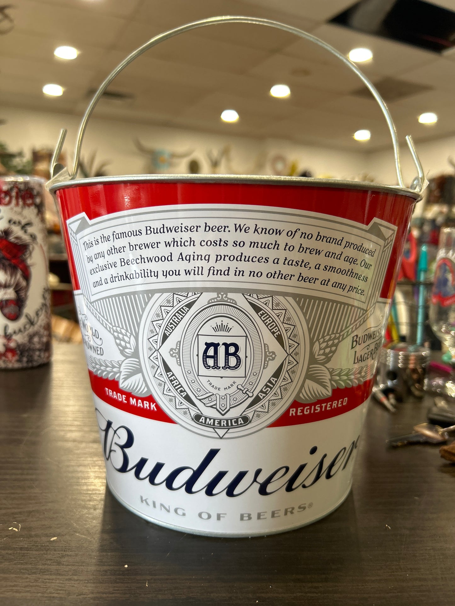 (1748) booth #282 Budweiser bucket