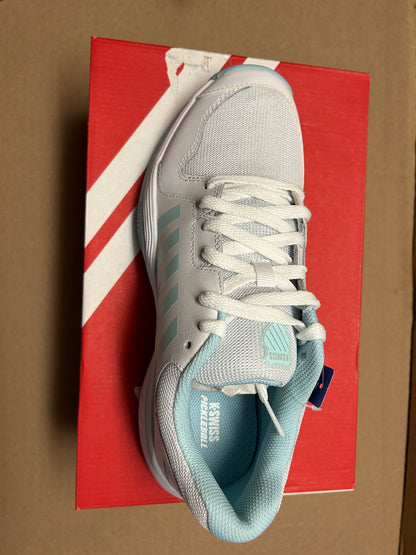 K•Swiss Women’s Court Express - White/Blue Tennis Shoes Size 10M