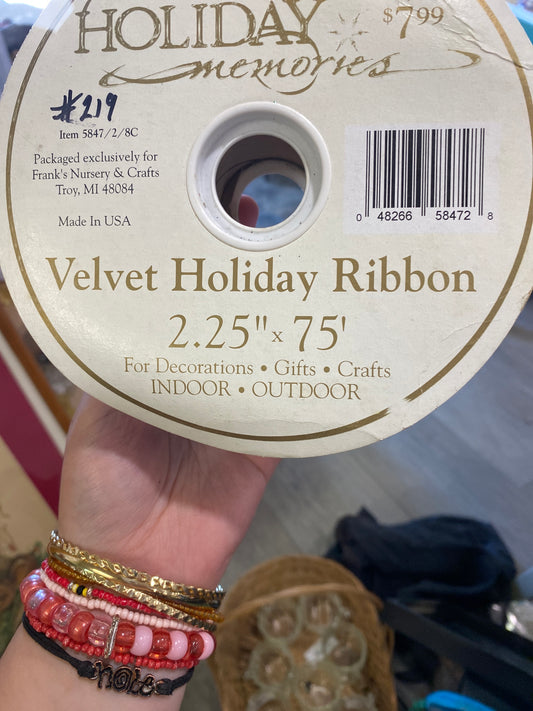 (1819) velvet ribbon