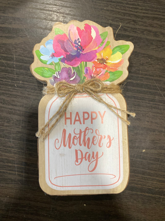 (1873) Mother’s Day wooden jar decor