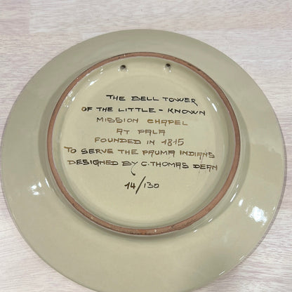 Vintage bell tower plate-(201)