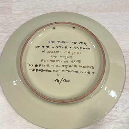 Vintage bell tower plate-(201)