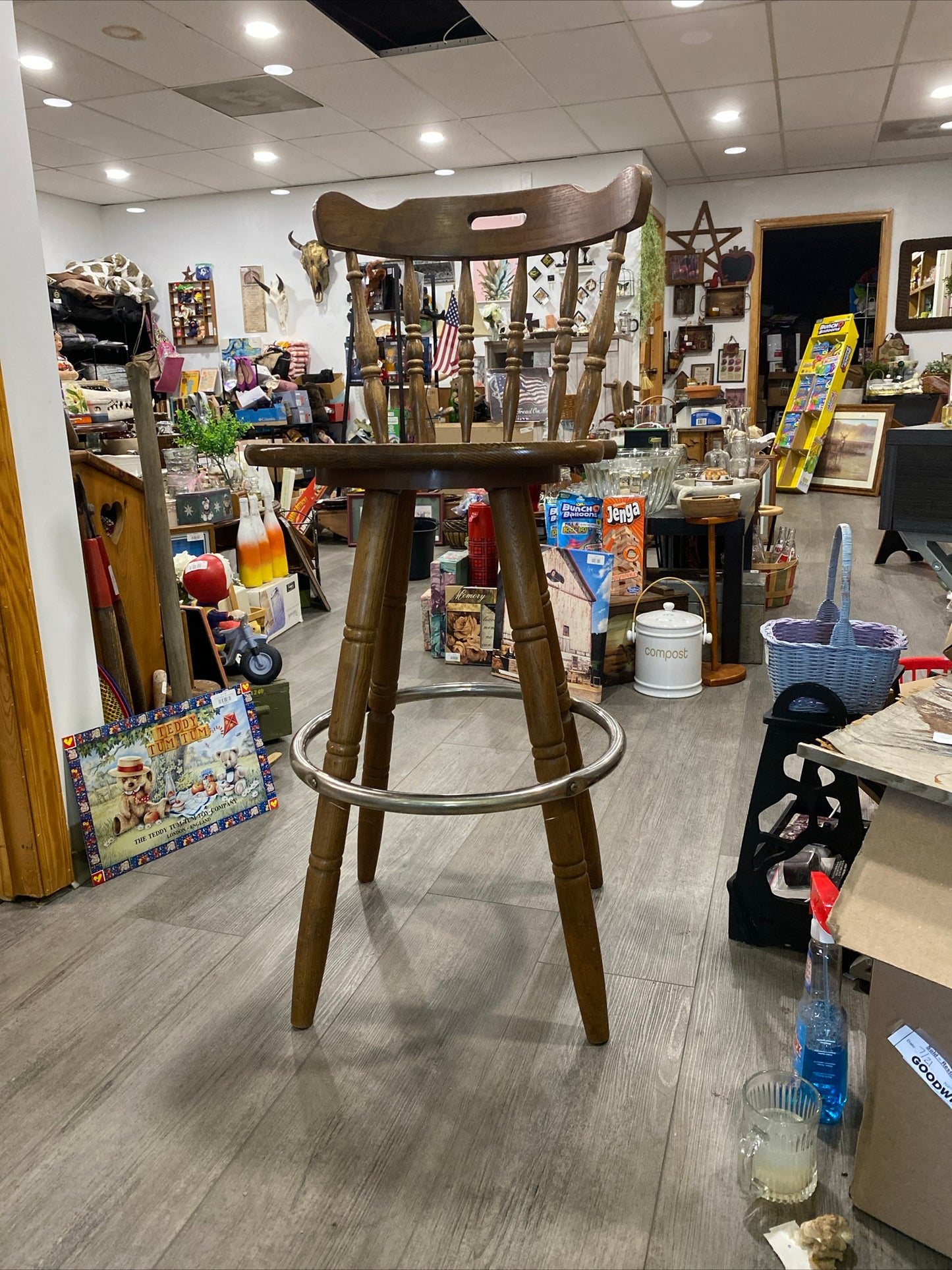 (1990) Wood Spinning Chair