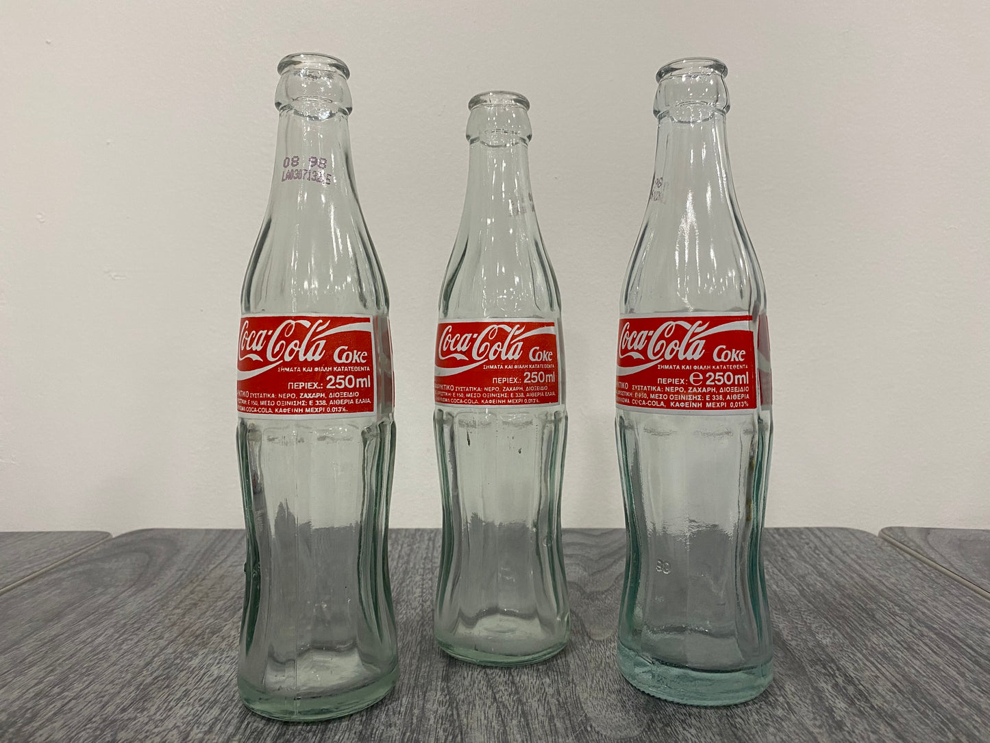 Glass Foreign Label empty Coco-Cola bottles 250ml (255)