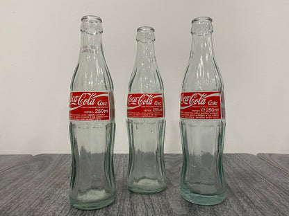 Glass Foreign Label empty Coco-Cola bottles 250ml (255)