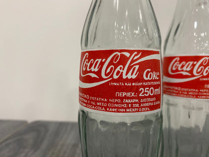 Glass Foreign Label empty Coco-Cola bottles 250ml (255)