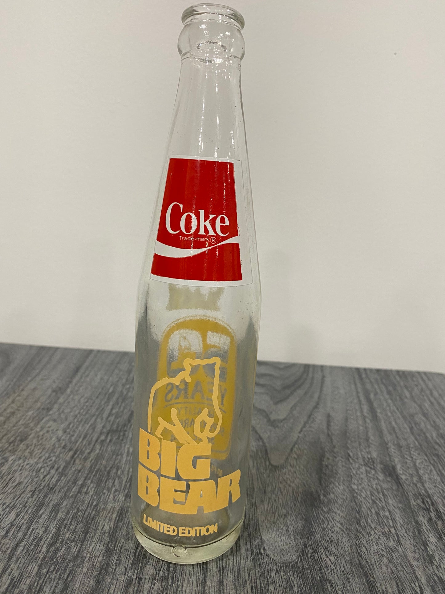 1984 Big Bear 50 Year Limited Edition Coco-Cola bottle (256)