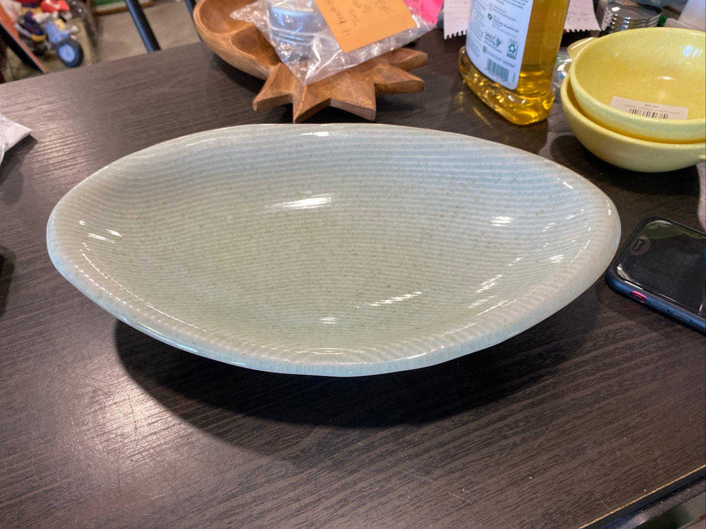 (1010) oval serving platter