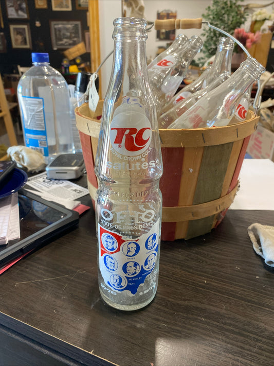 (1026) Ohio presidents RC cola bottle