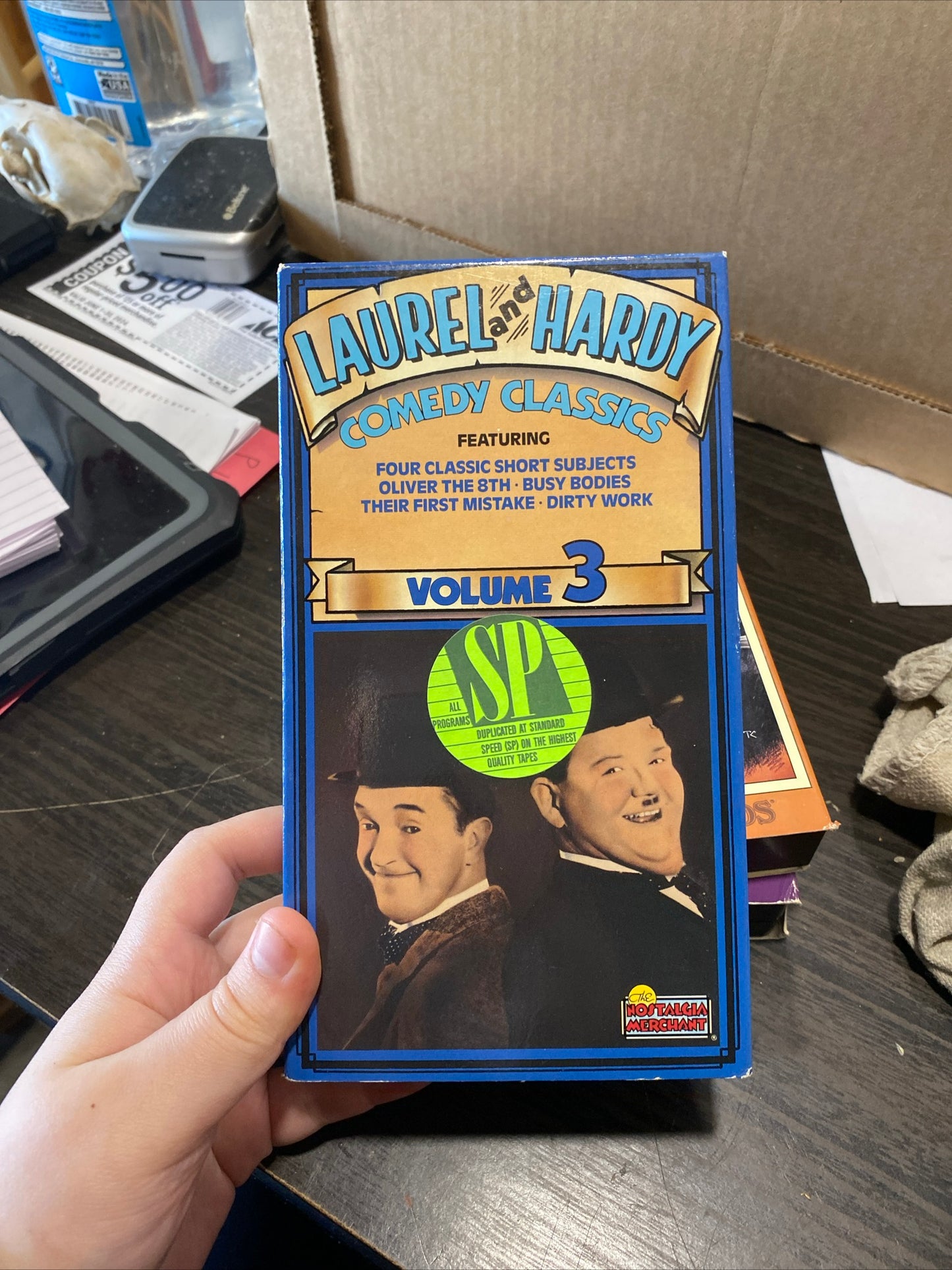 (1035) laurel and hardy vhs