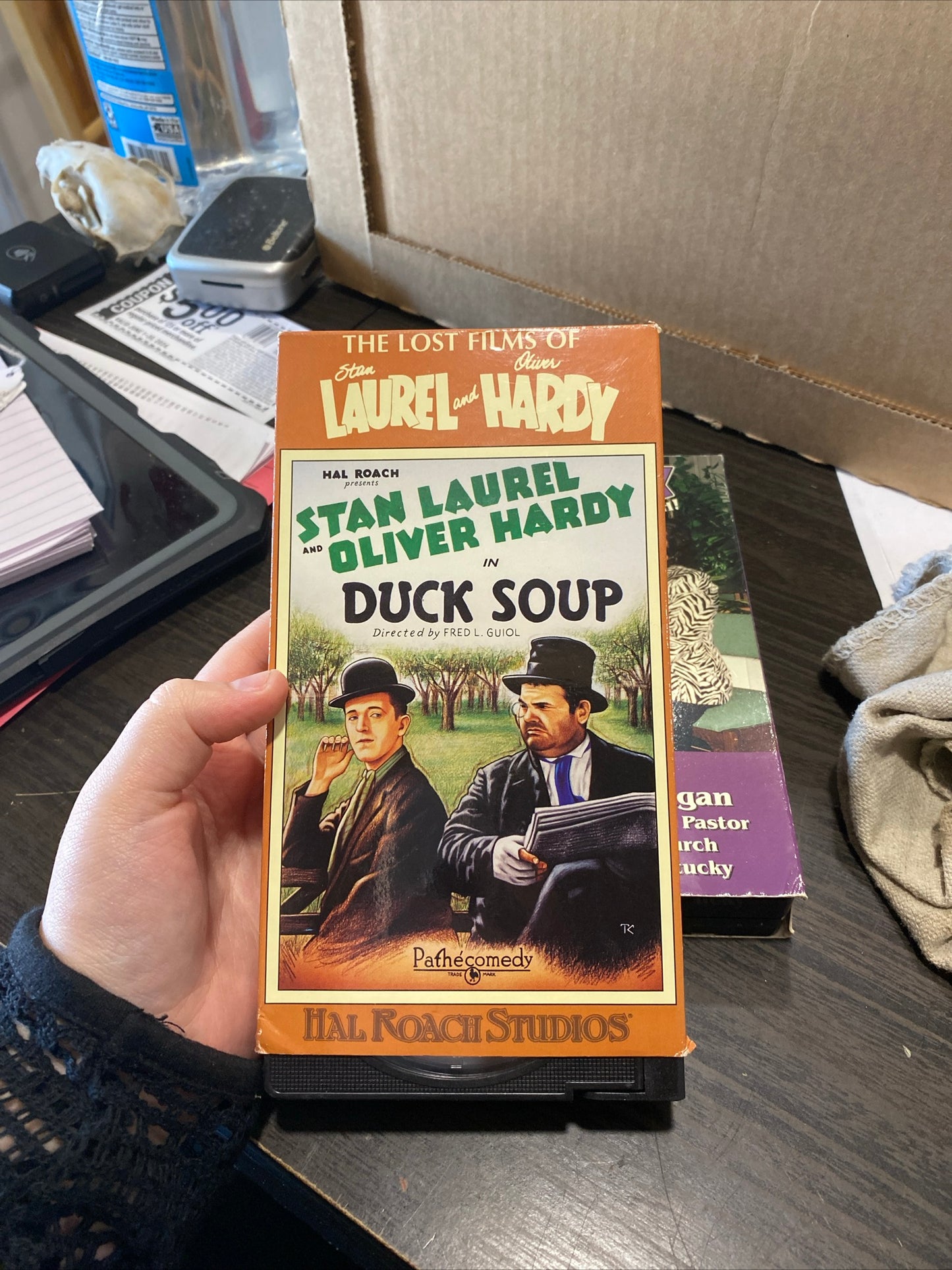 (1036) duck soup vhs