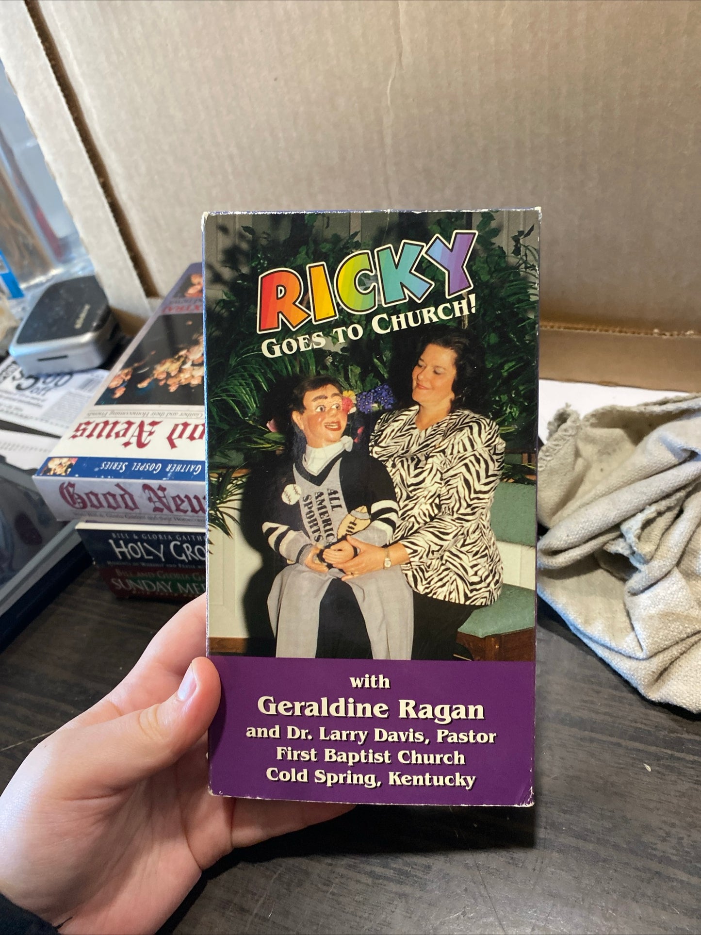 (1037) Ricky goes to church vhs