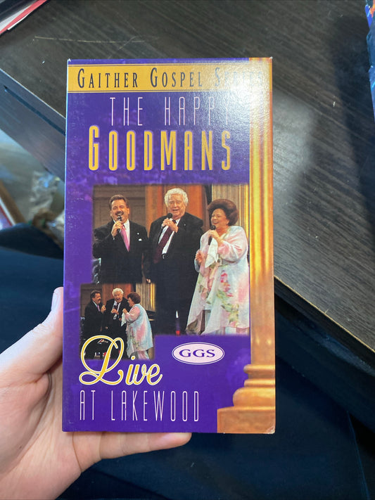 (1072) goodmans live vhs