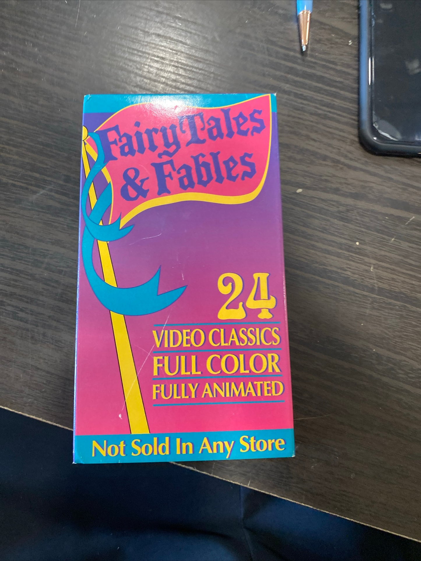 (1096) fairytales and fables vhs