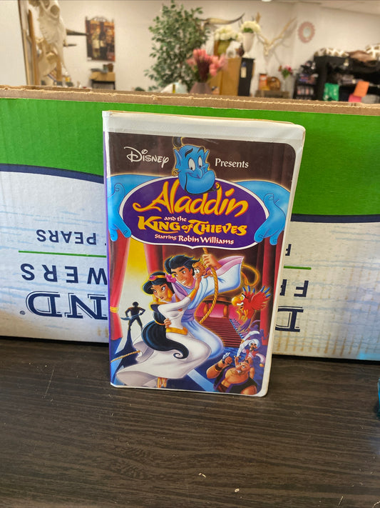 (1106) Aladdin and the king of thieves vhs