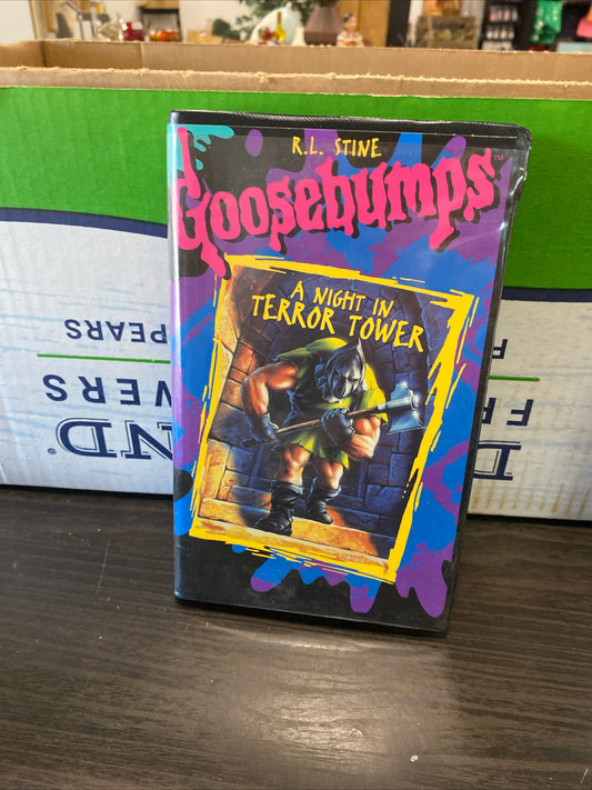 (1108) goosebumps terror tower vhs