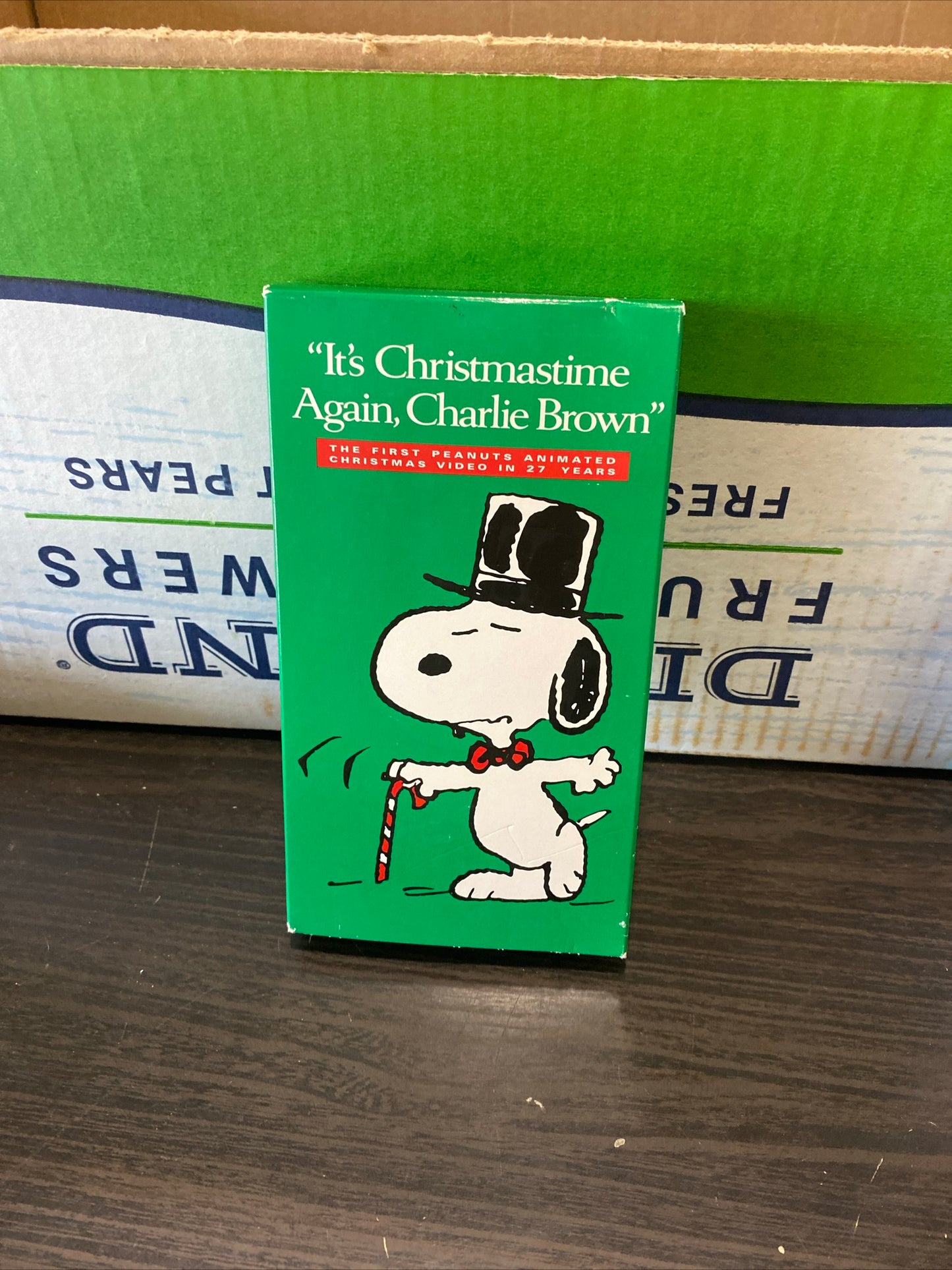 (1120) peanuts Xmas vhs