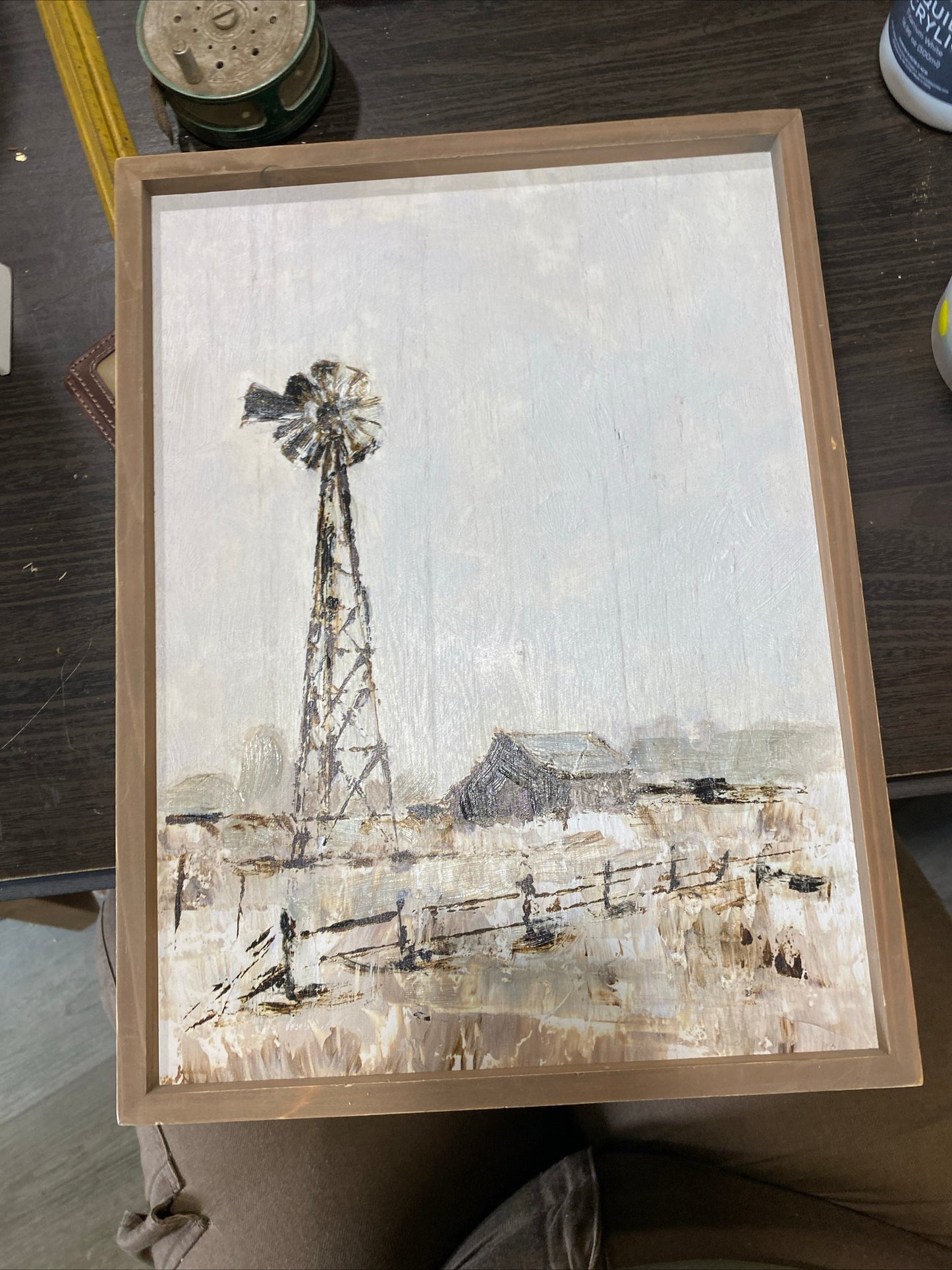 (1509) windmill farm painting