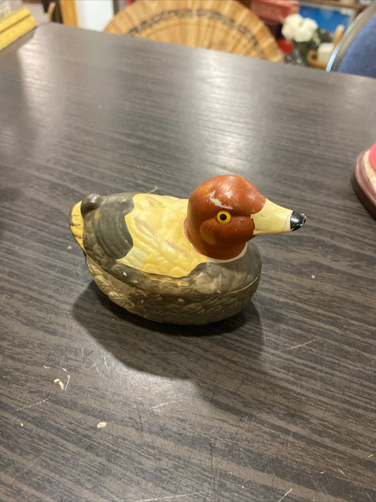 (1692) ceramic duck candle