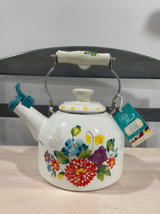 The Pioneer Woman Whistling Tea Kettle (132)