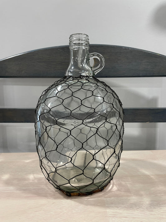 Wired wrapped farm jug (144)