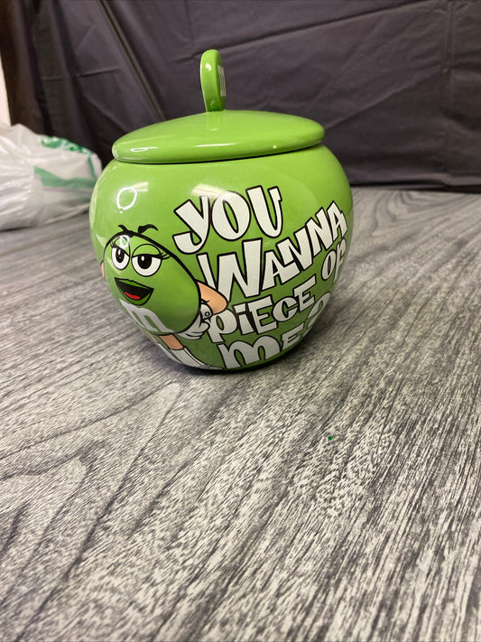 (1998) vintage m&ms candy jar