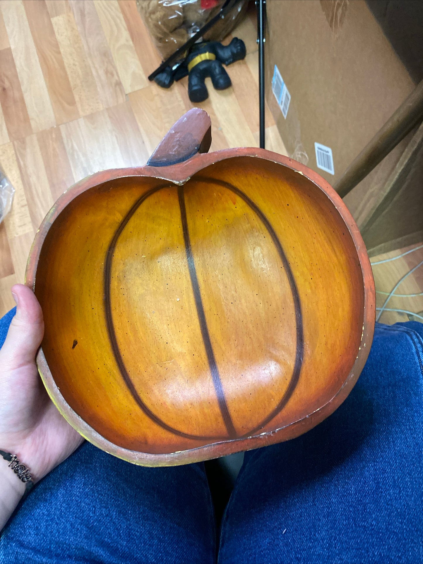 (2018) pumpkin fall candy bowl