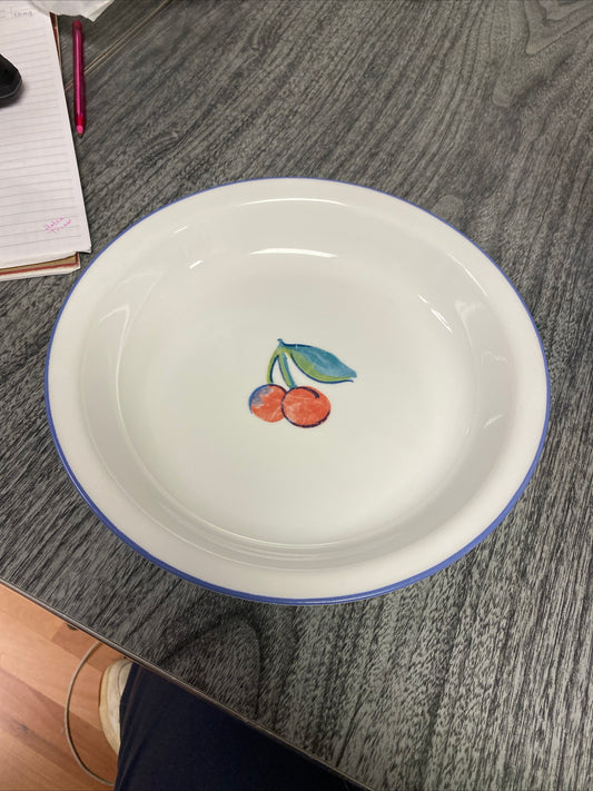 (2027) vintage cherry serving bowl