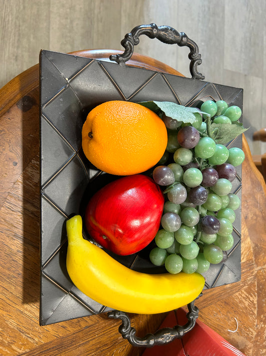 (381)-faux fruit platter