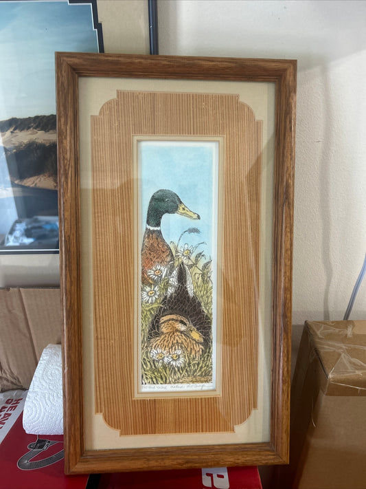 (380) mallard duck picture decor