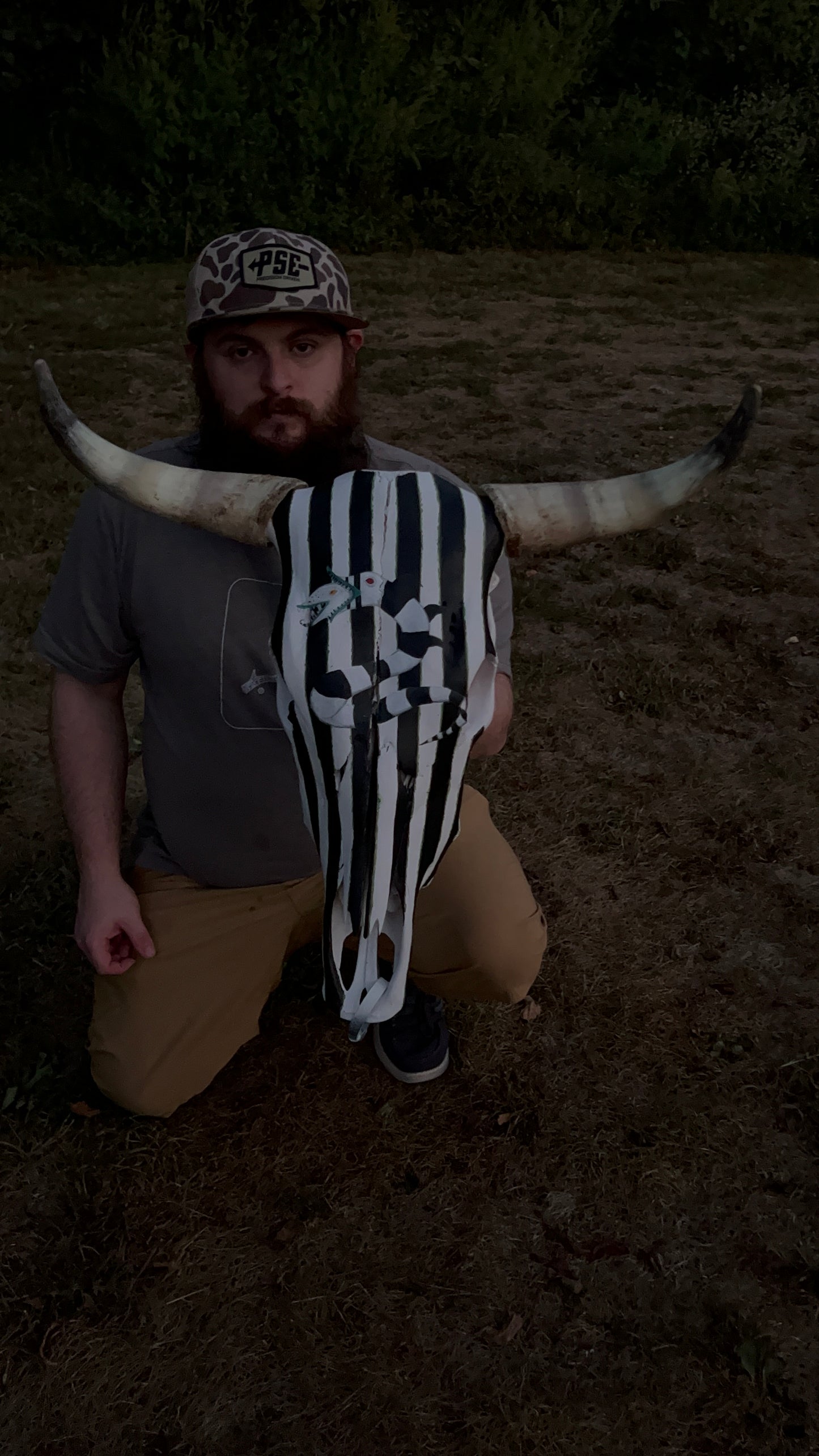 Beetle juice steer skull