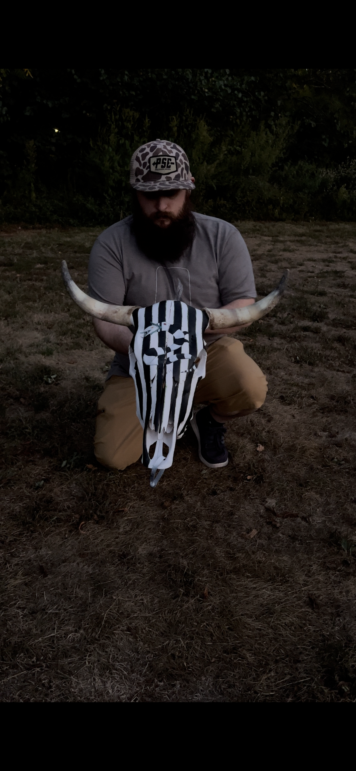 Beetle juice steer skull