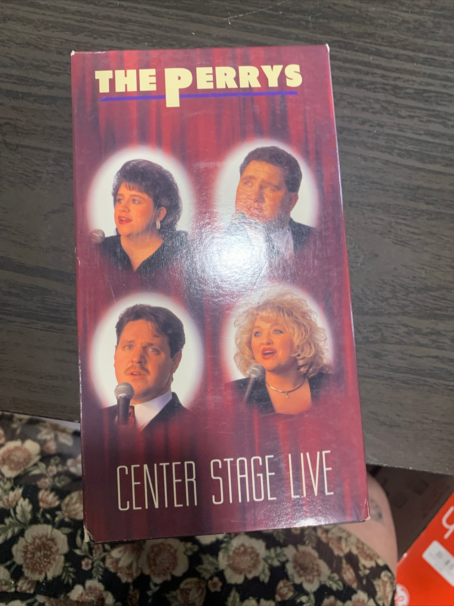 (1160)center stage live vhs